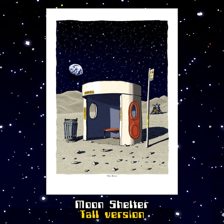 Bus Shelter on the The Moon Image 2