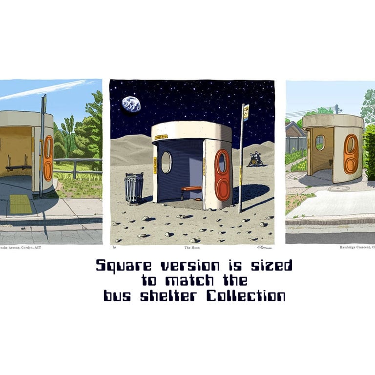 Bus Shelter on the The Moon Image 3