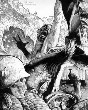 Image of Red Sky and The Undead- 13x19 Limited Print (signed) <font color="red">LIMITED (+ 20% Off )</font>