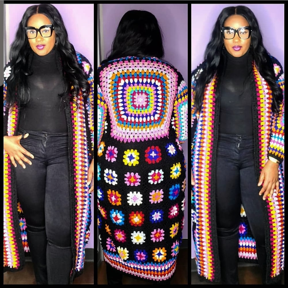 Kaleidoscope Sweater Coat PREORDER ONLY 