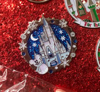 Image 2 of Snow Castle - Enamel Pin