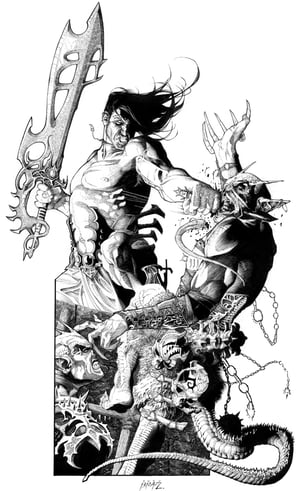 Image of Pierce that Tongue- 13x19 Limited Print (signed) <font color="chartreuse"></font>