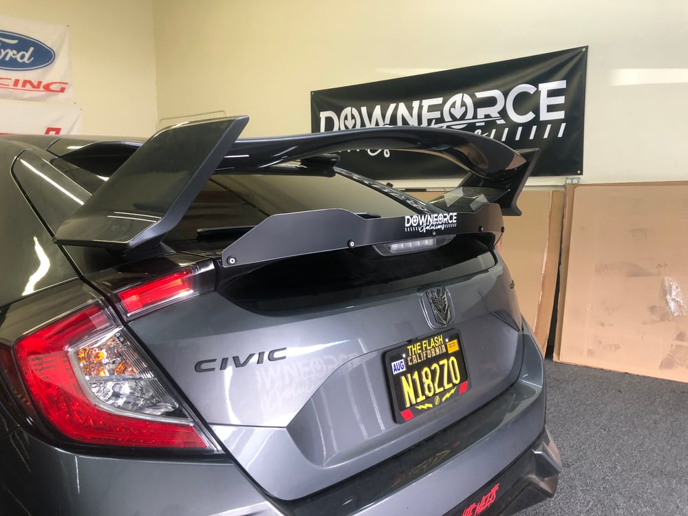 Image of 2016-2021 Honda Civic Hatchback “V2” rear gurney flap