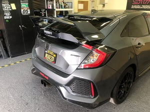 Image of 2016-2021 Honda Civic Hatchback “V2” rear gurney flap