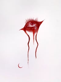 Image 1 of Red Eye original drawing 