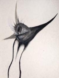 Image 2 of Glitterati original pastel and graphite drawing 