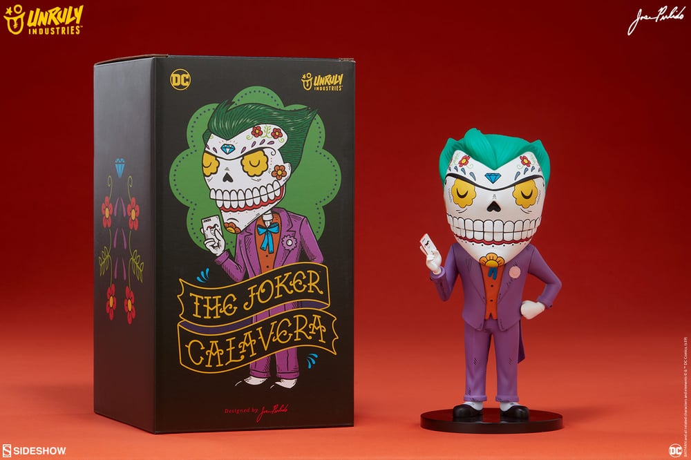 The Joker Calavera Vinyl Toy Signed by Jose Pulido