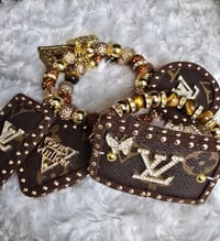 Image 3 of Brown classic studded 3 Stack