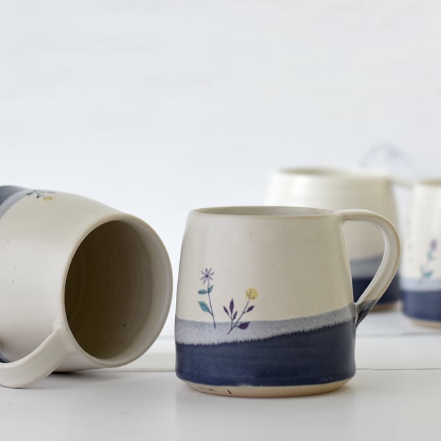 Large Mug - Californian Flowers