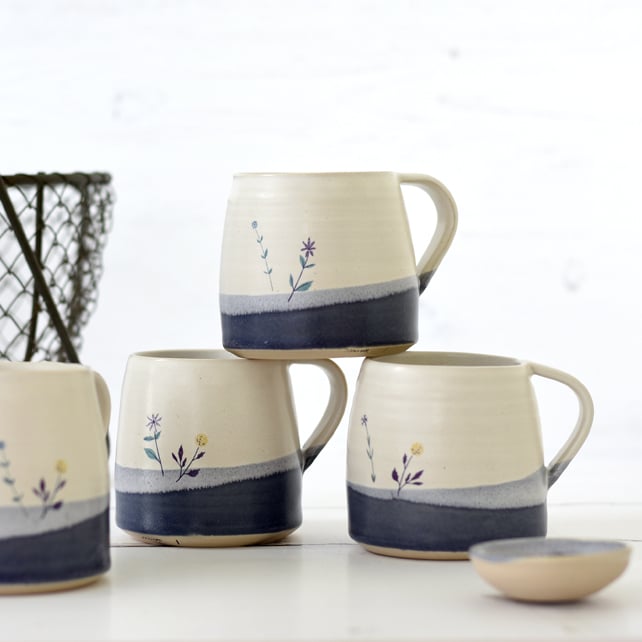 Large Mug - Californian Flowers