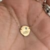 14k gold coin necklace