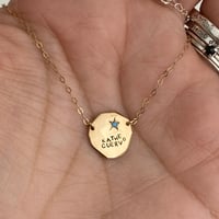 Image 1 of 14k gold coin necklace