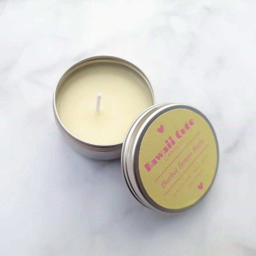 Image of Sherbet Lemon Sizzle Soy Candle