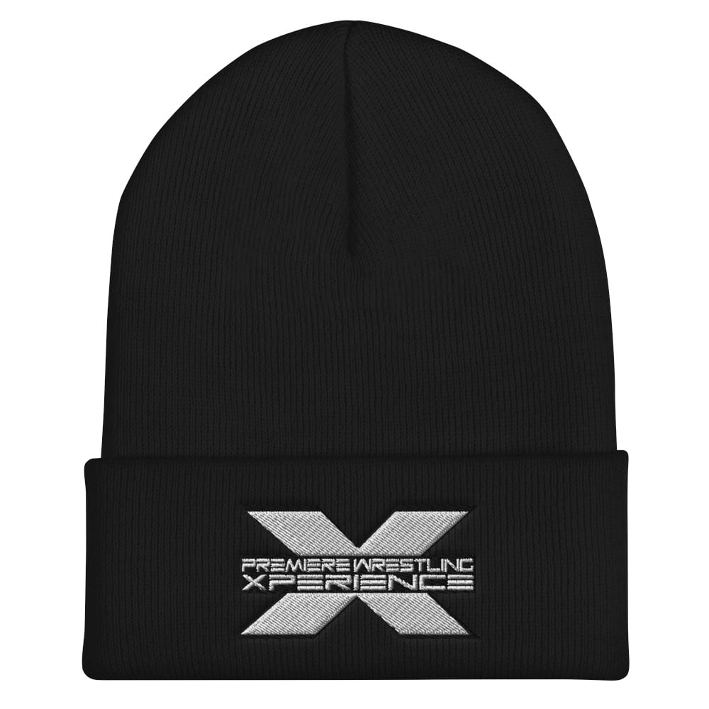 Image of Cuffed Beanie (Black and White Logo)