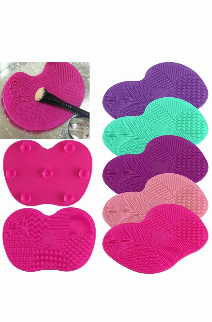 Image of TGLITZ makeup brush cleaner mat 🧚🏿‍♂️