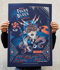 BINIC FOLK BLUES festival 2019 (screenprinted poster)