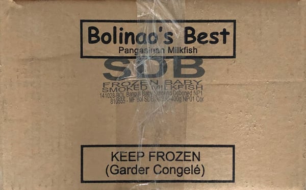 Image of Smoked Deboned Baby Bangus  8 kg 3N1 21-23 P 