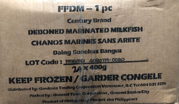 Image of Century Marinated Boneless Milkfish 24 x 378g