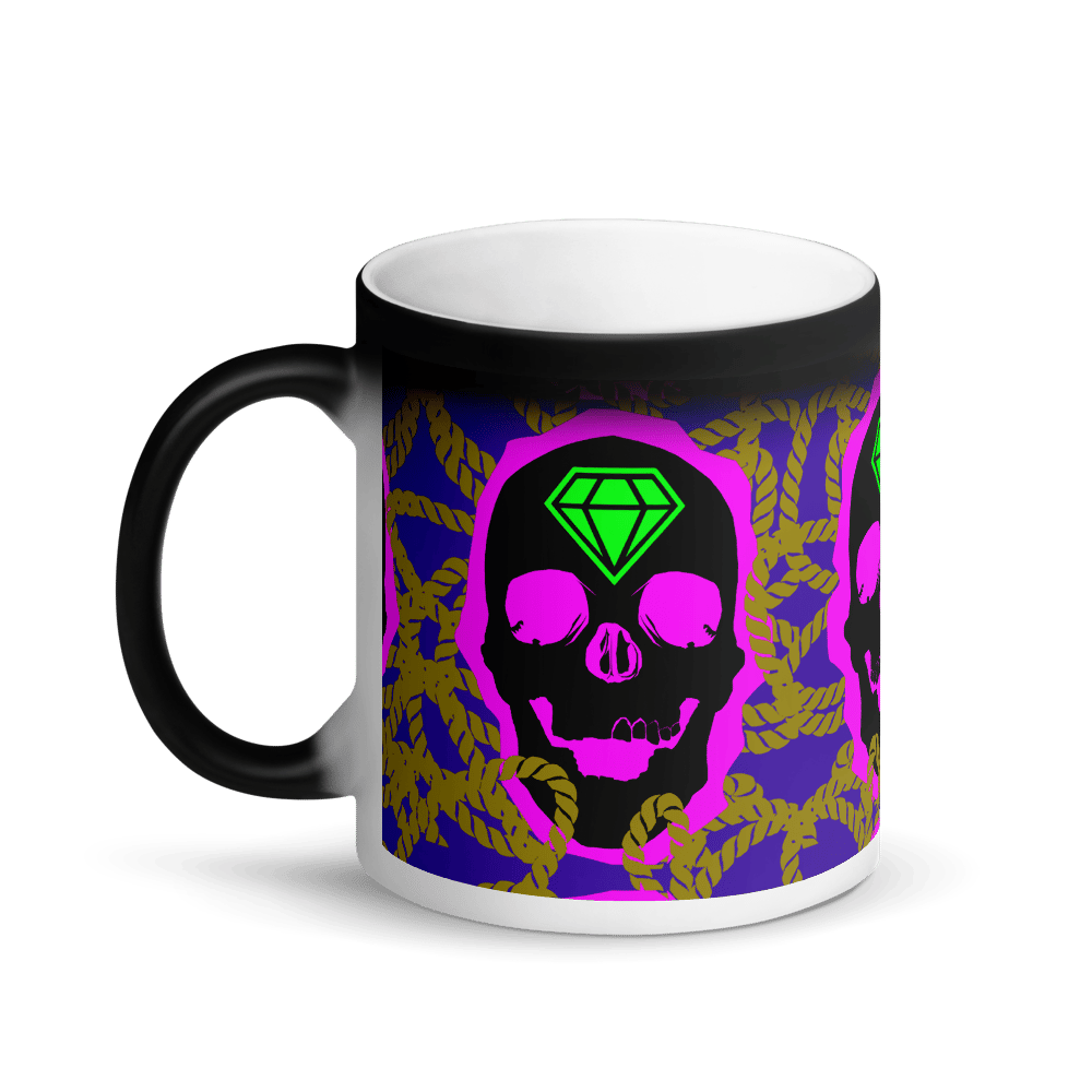 Kyu Legend Diamond Skull Magic Mug