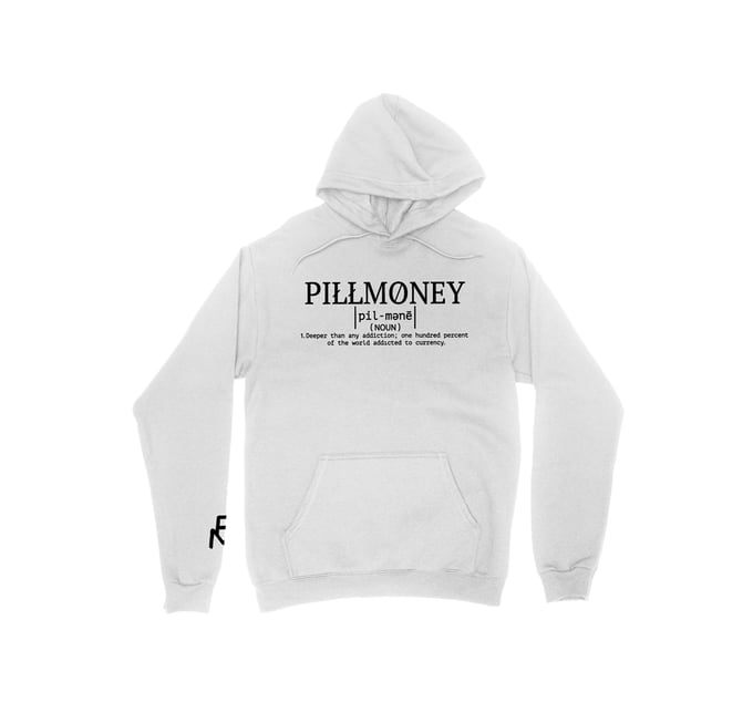 Image of MEN WHITE "DEFINITION" PULLOVER HOODIE