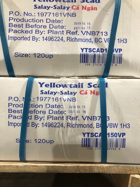 Image of Yellow Tail Scad ( Salay Salay ) 120-200 VP 20x500g
