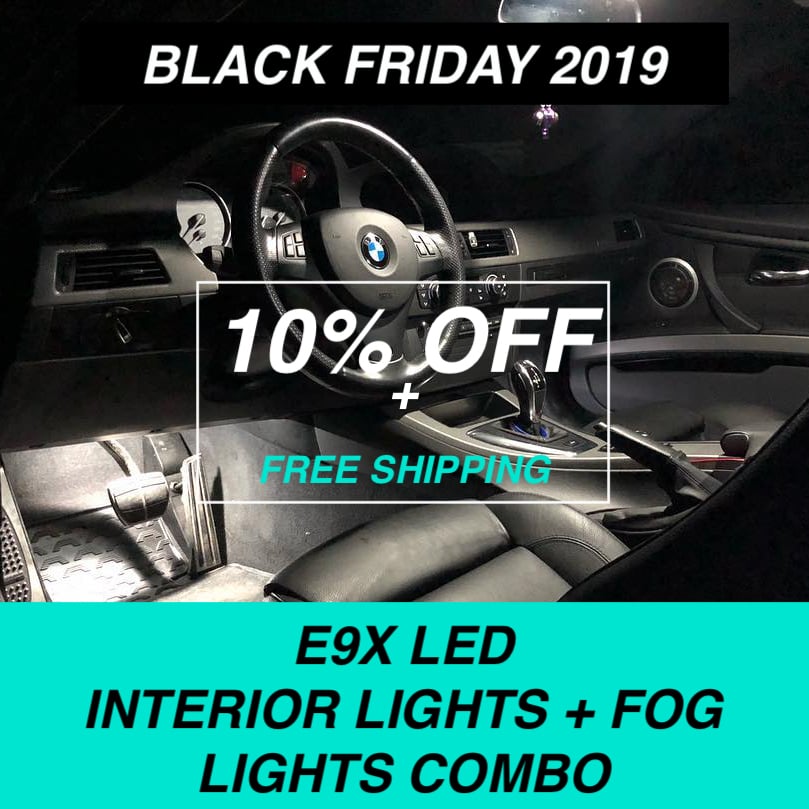 Image of BMW - 3 series E9X LED Interior Lights + Fog Lights Combo Deal