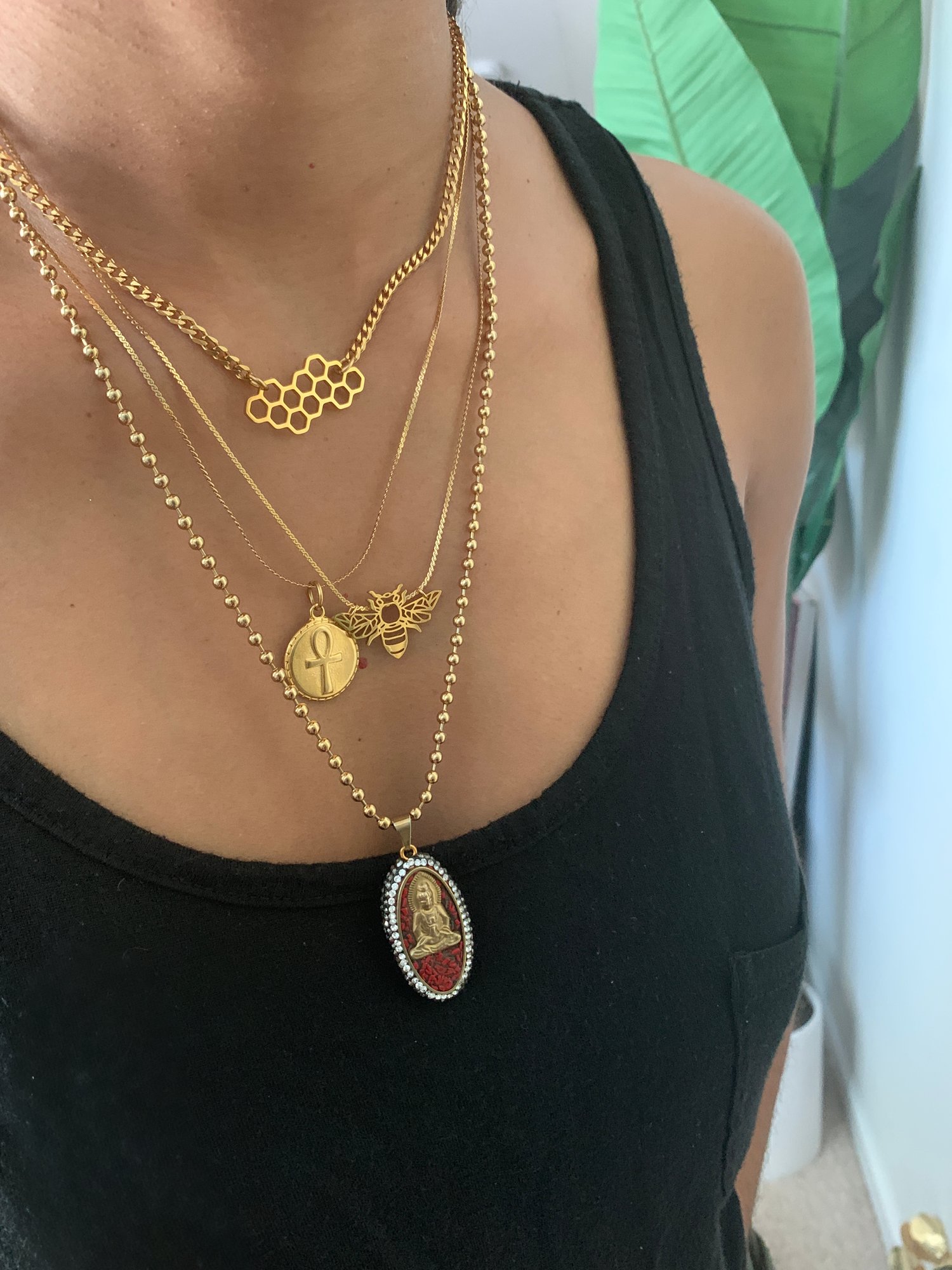 Image of HENNY COMB • Honeycomb Necklace