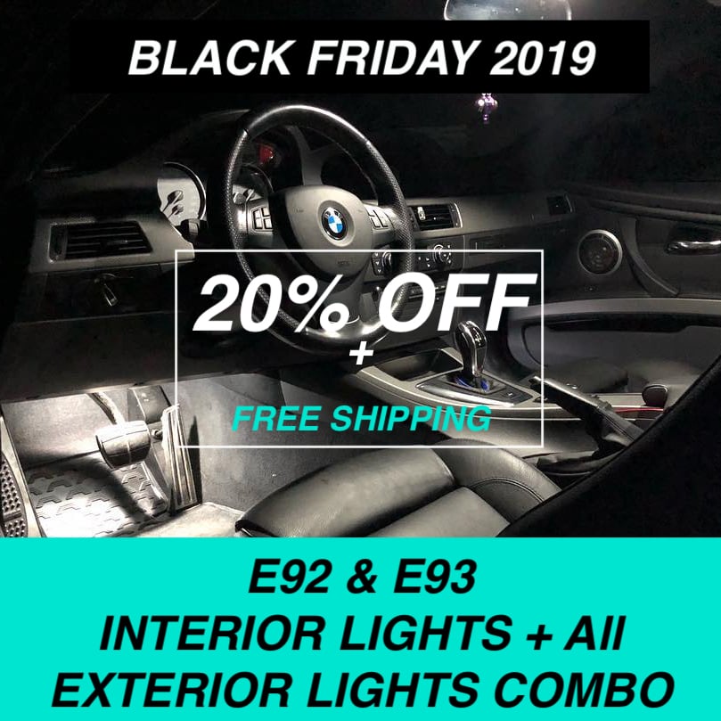 Image of BMW - 3 SERIES E92 & E93 LED INTERIOR + EXTERIOR LIGHTS COMBO DEAL