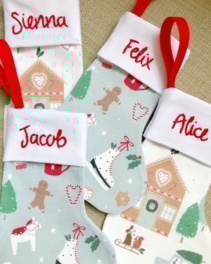 Image of Merry and Bright Mini Stocking