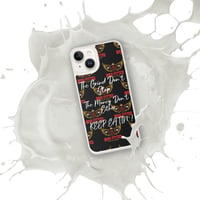 Image 4 of Black and Red BOSSFITTED KEEP EATIN iPhone Case