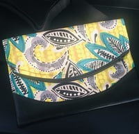 Image 4 of Designs By IvoryB Fanny Pack-Yellow Flower Ankara African Print