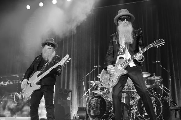 Image of ZZ TOP Black and White (8x12)