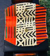 Heidi Crossbody Orange Ankara African Print 