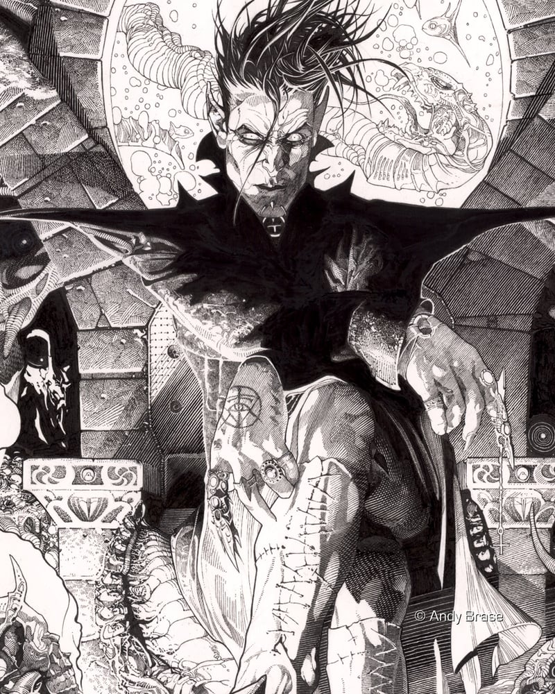 Image of Gatekeeper of the Dark- 13x19 Limited Print (signed) <font color="chartreuse"> </font>