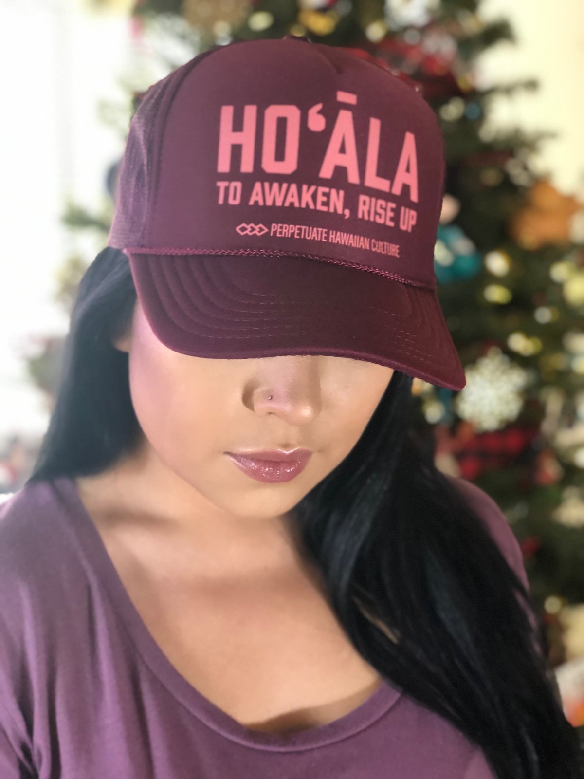 Image of Hoʻāla Hat (maroon)