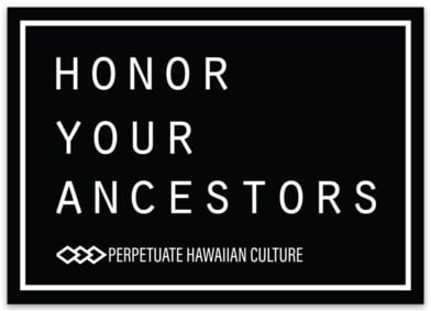 Image of Honor Your Ancestors (B&W) Sticker