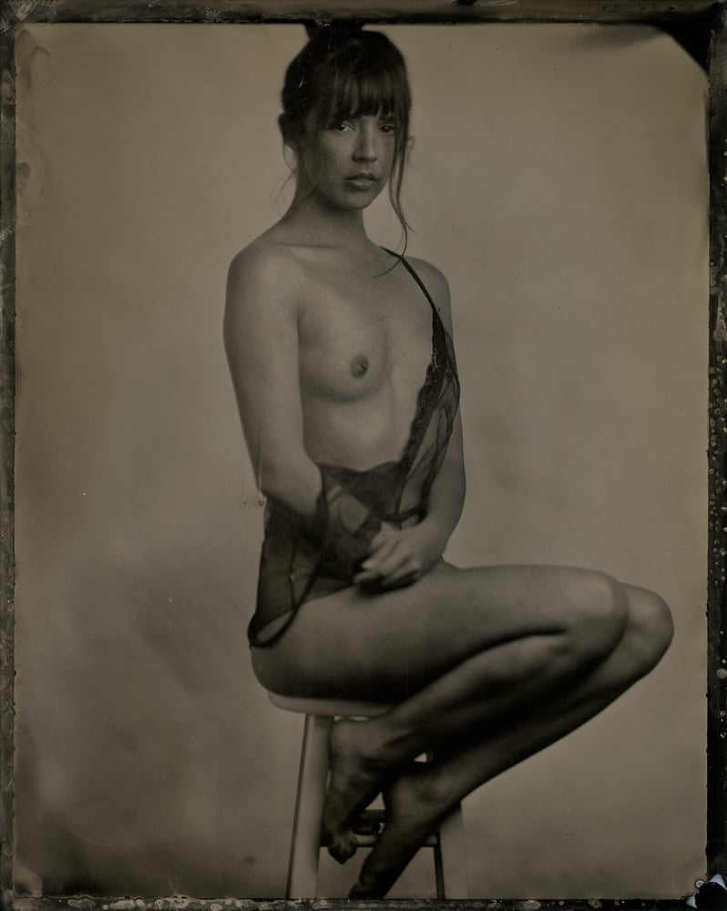 Image of Elizabeth. Tintype, 4x5