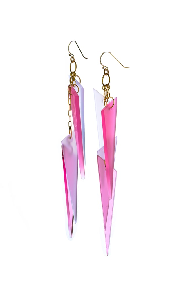 Image of ColorPop Cascade Earrings in Lavender Blush