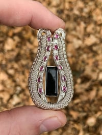 Bloom - Tourmaline, 12x Rhodolite Garnet