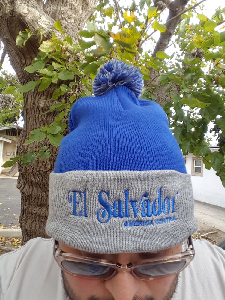 Image of El Salvador Embroidered Beanie