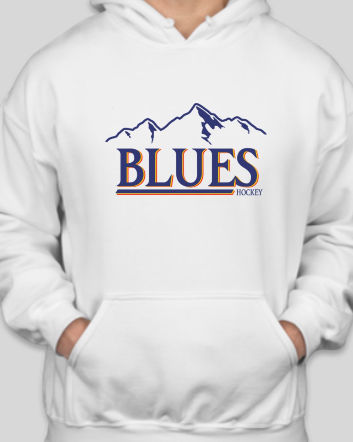 Mountain Blues Tshirt Homegrown Stl St Louis Gift' Men's Hoodie