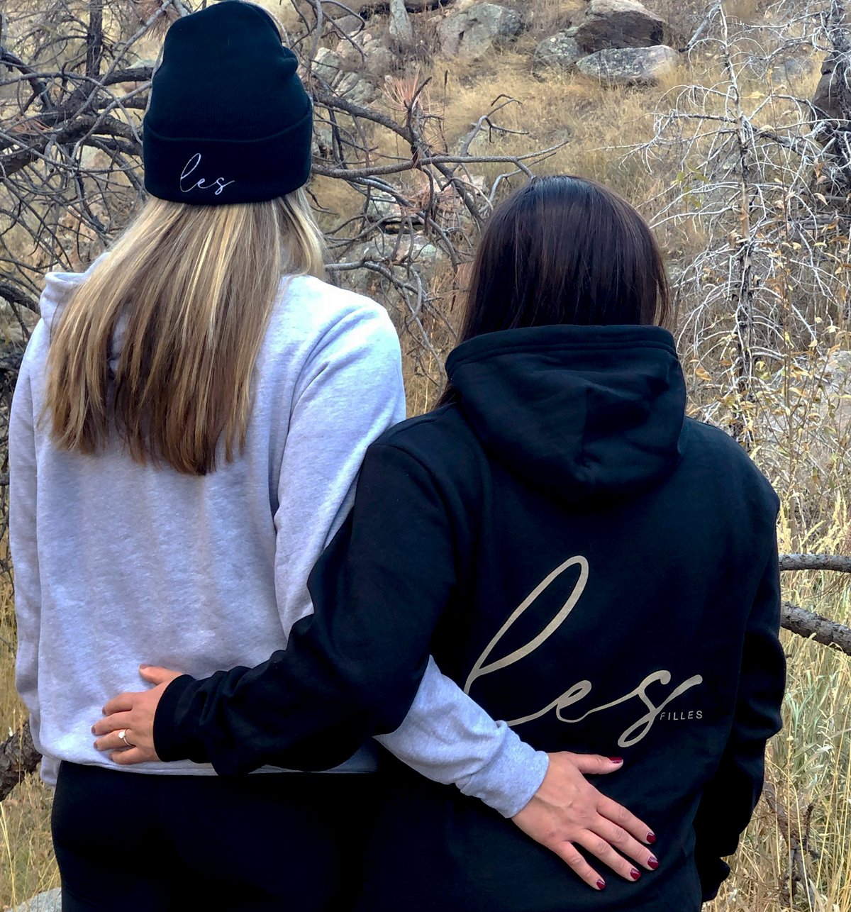 Image of Les Filles Tan (LEFT CHEST & LARGE BACK LOGO)