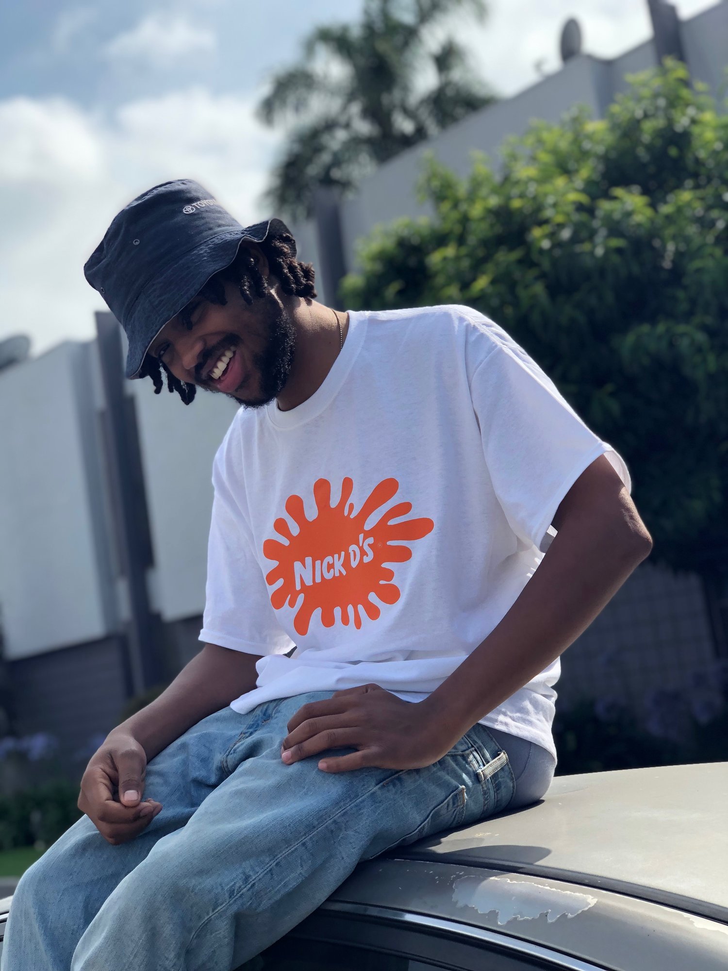 Image of Nick D's - Orange Splat Tee