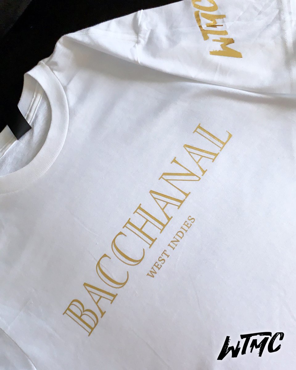 Image of Bacchanal Gold/White Men’s T-shirt