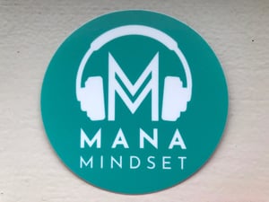 Image of Mana Mindset Sticker (Turquoise)