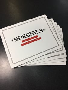Image of SPECIALS SOFTCOVER