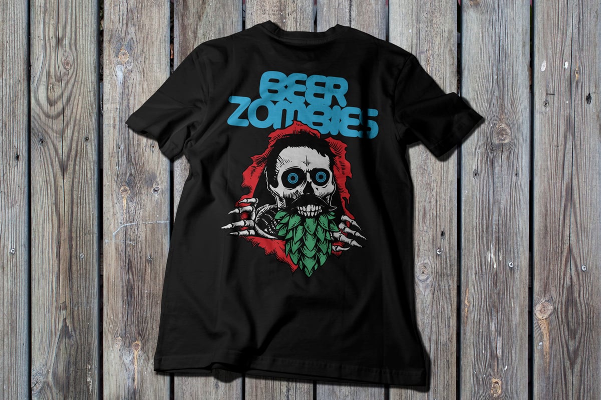 Beer Zombies Hop Ripper Shirt Beer Zombies