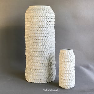 Image of The Frill Vases - White