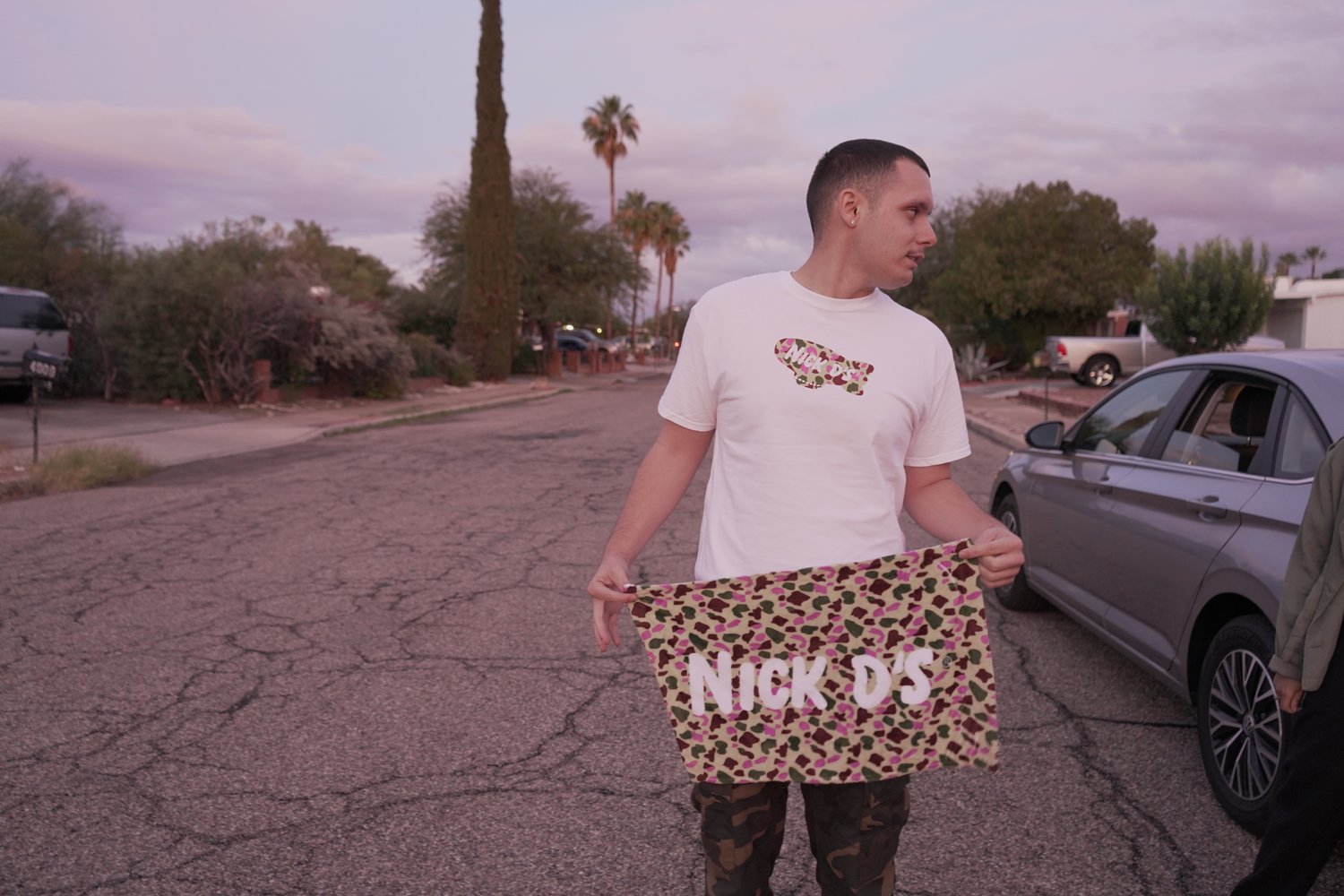 Image of Nick D's - Pink Camo Blimp T Shirt