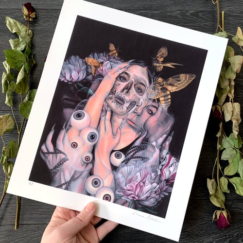 Image of Limited Edition 'Dark Is Turning Blue' Giclée Print